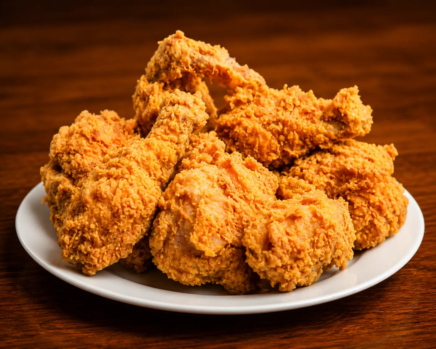 Crispy fried chicken pieces in Sherwood Park, AB