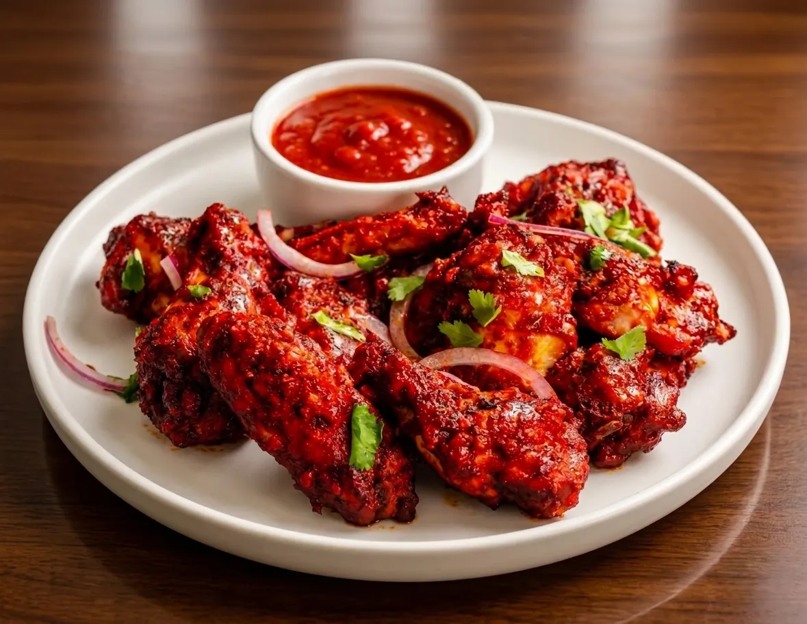 Tandoori fried chicken wings in Sherwood Park, AB