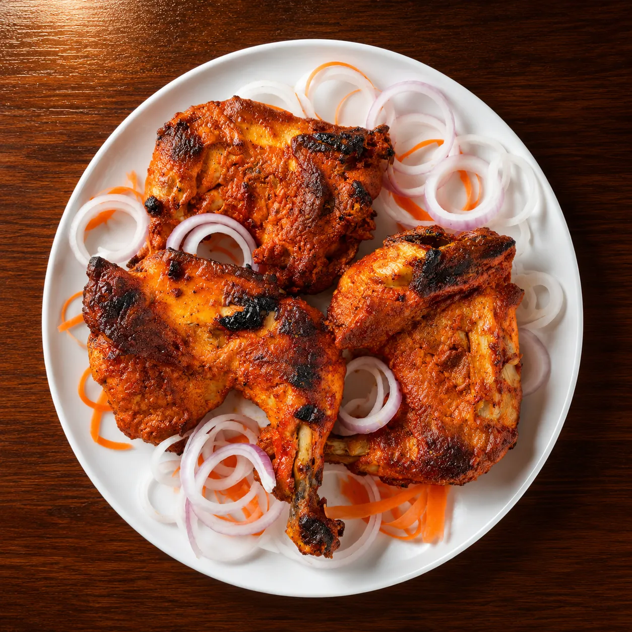 Tandoori-style fried chicken meal in Sherwood Park, AB